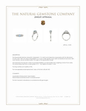 1.74 Ct. Blue Aquamarine and Natural Diamond Three Stone Ring, Platinum 950 Appraisal