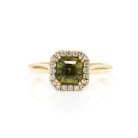 1.43 Ct. Tourmaline 18K Yellow Gold ring