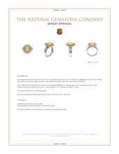 2.07 Ct. Multi Color Opal and Natural Diamond Pave Ring, 18K White Gold Appraisal