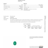 2.00 Ct. Emerald and Natural Diamond Pave Ring, 18K White Gold Pdf