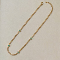 0.69 Ct. Emerald Bezel Pendant, 14K Yellow Gold Image