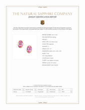 1.47&nbsp;Ct.Tw.Total Carat Weight Bluish Purple Sapphire Studs Earrings, 14K Yellow Gold Scan Report