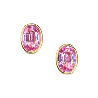 1.47 Ct.Tw. Sapphire 14K Yellow Gold earring