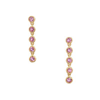 1.68 Ct.Tw. Sapphire 14K Yellow Gold earring