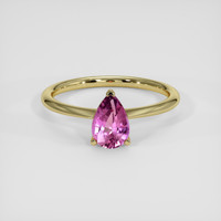 1.29 Ct. Sapphire 14K Yellow Gold ring