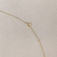 0.46 Ct. Blue Sapphire Bezel Necklace, 14K Yellow Gold Life Style
