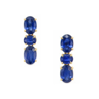 0.65 Ct.Tw. Sapphire 14K Yellow Gold earring