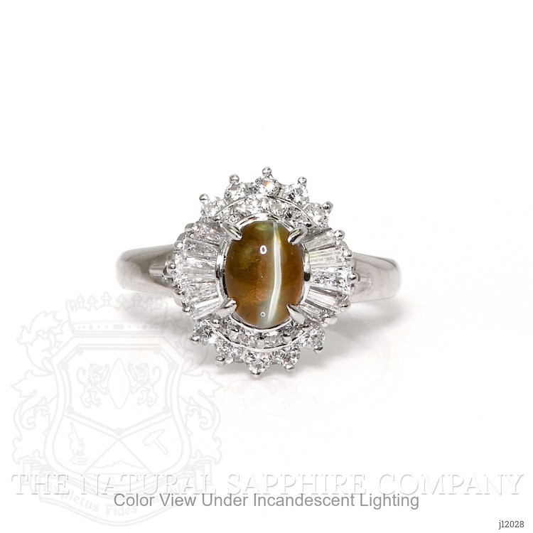 0.80 Ct. Alexandrite and Natural Diamond Pave Ring, Platinum 950