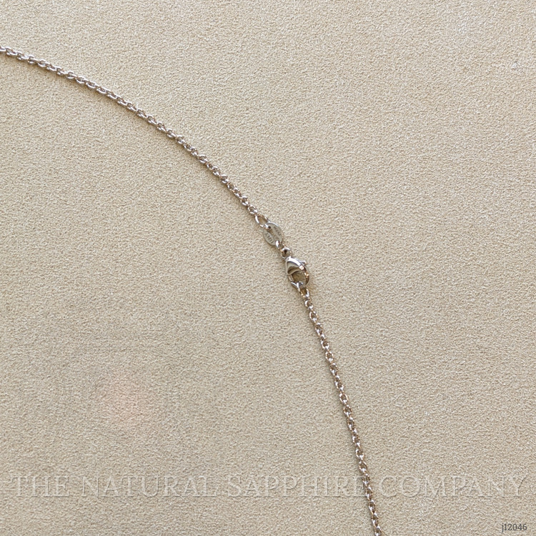 3.10 Ct. Emerald and Natural Diamond Pave Pendant, 14K White Gold