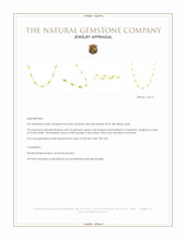 19.60 Ct. Yellowish Green Peridot Bezel Necklace, 18K Yellow Gold Appraisal