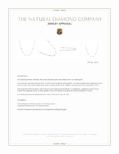0.64 Ct. Natural Diamond and Blue Sapphire Tennis/Riviere Necklace, 14K White Gold Appraisal