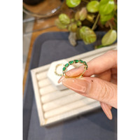 1.17 Ct.Tw.Total Carat Weight Emerald Hoops Earrings, 14K Yellow Gold Life Style