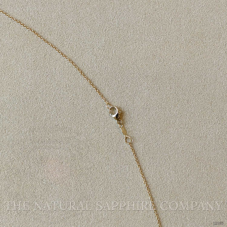 0.30 Ct. Ruby and Natural Diamond Bezel Necklace, 14K Yellow Gold