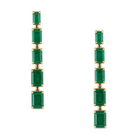 1.75 Ct.Tw. Emerald 14K Yellow Gold earring