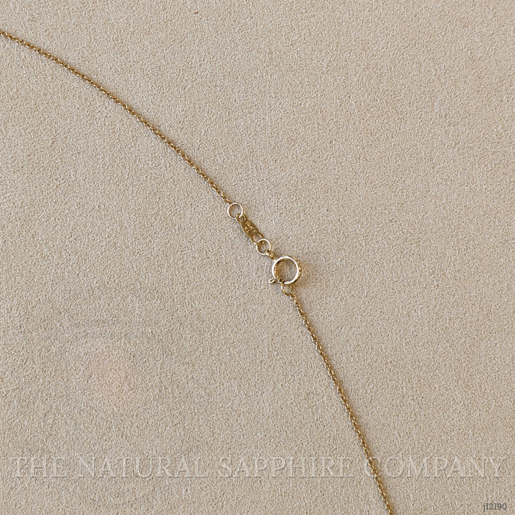 1.13 Ct.Tw. Pinkish Purple Sapphire and Pink Sapphire Accent Stones Necklace, 14K Yellow Gold