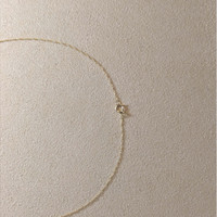 0.45 Ct. Pinkish Red Ruby and Ruby Pave Necklace, 14K Yellow Gold Life Style