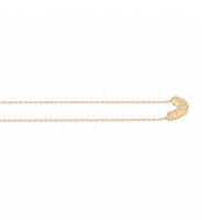 0.30 Ct. Ruby Bezel Necklace, 14K Yellow Gold Image