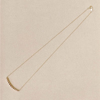 0.30 Ct. Ruby Bezel Necklace, 14K Yellow Gold Life Style