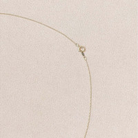 0.30 Ct. Ruby Bezel Necklace, 14K Yellow Gold Life Style