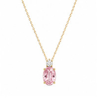 0.96 Ct. Sapphire 14K Yellow Gold necklace