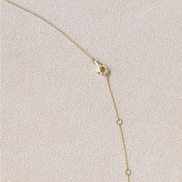 0.78 Ct. Emerald Bezel Necklace, 14K Yellow Gold Life Style