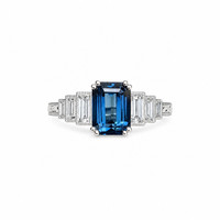 2.57 Ct. Sapphire Platinum 950 ring