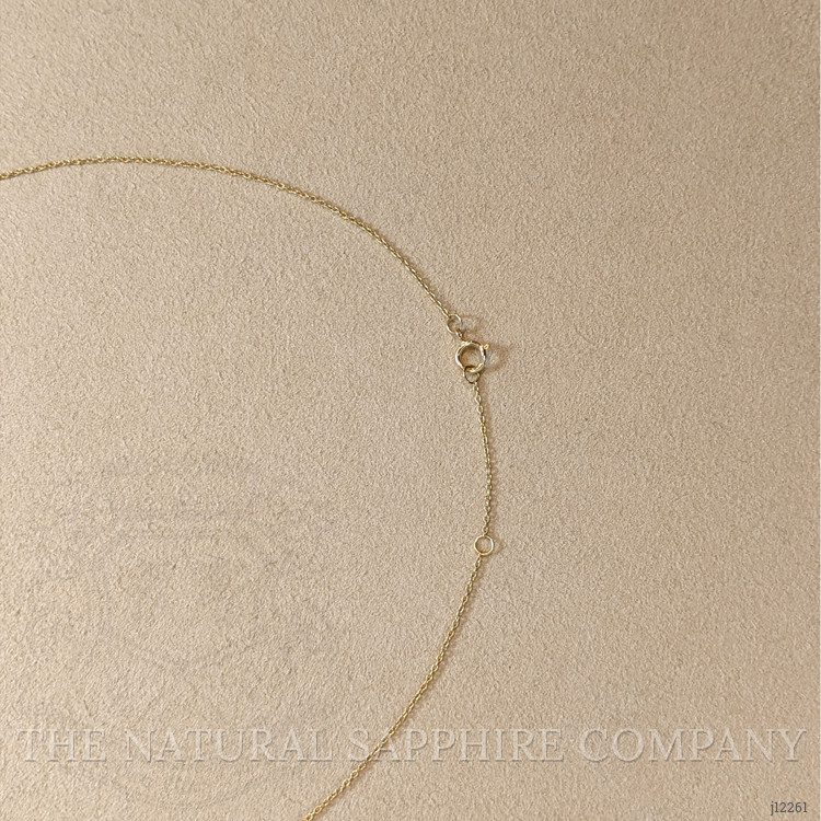 0.38 Ct. Blue Sapphire and Natural Diamond Pave Necklace, 18K Yellow Gold