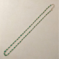 13.52 Ct. Emerald Bezel Necklace, 14K Yellow Gold Life Style