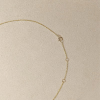 1.70 Ct. Emerald Bezel Necklace, 18K Yellow Gold Life Style