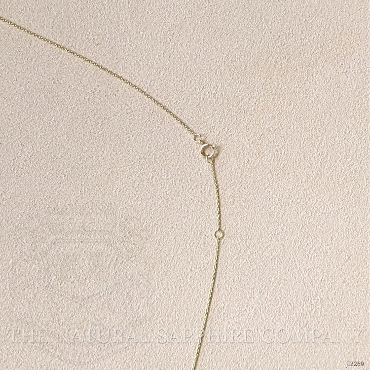 0.60 Ct. Blue Aquamarine and Natural Diamond Pave Necklace, 14K Yellow Gold