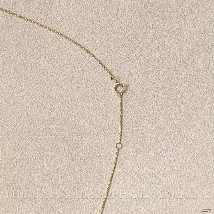 0.64 Ct. Emerald Solitaire Necklace, 14K Yellow Gold