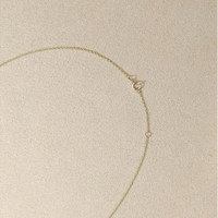 0.65 Ct. Emerald Bezel Necklace, 14K Yellow Gold Life Style