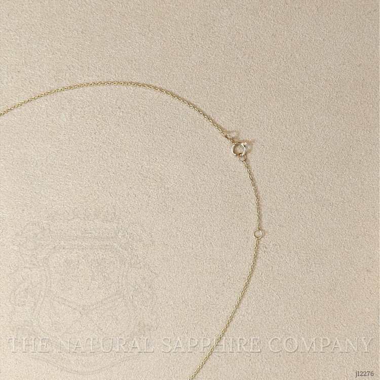0.65 Ct. Emerald Bezel Necklace, 14K Yellow Gold