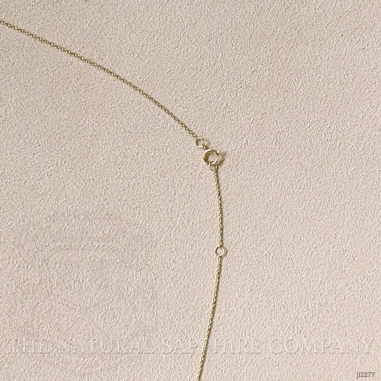 1.02 Ct. Emerald Bezel Necklace, 14K Yellow Gold