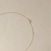 0.67 Ct. Emerald Solitaire Necklace, 14K Yellow Gold Life Style