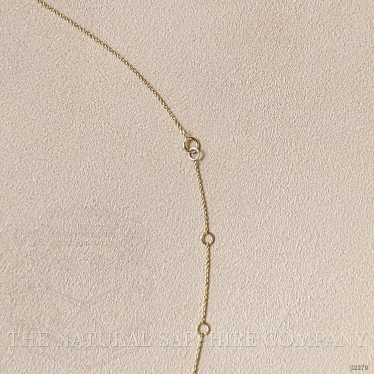 2.55 Ct. Emerald Bezel Necklace, 14K Yellow Gold