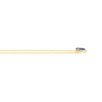0.52 Ct. Blue Sapphire and Natural Diamond Pave Necklace, 14K Yellow Gold Image
