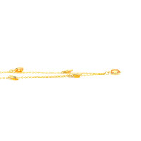4.65 Ct. Yellow Sapphire Bezel Necklace, 18K Yellow Gold Image