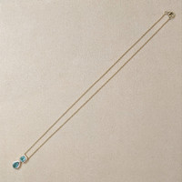 1.03 Ct.Tw.Total Carat Weight Emerald and Natural Diamond Pave Necklace, 14K Yellow Gold Life Style