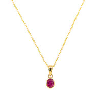 0.50 Ct. Ruby 14K Yellow Gold pendant