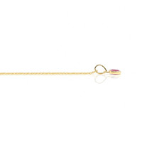 0.50 Ct. Ruby Bezel Pendant, 14K Yellow Gold Image