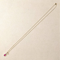 0.50 Ct. Ruby Bezel Pendant, 14K Yellow Gold Life Style