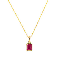 1.26 Ct. Ruby 14K Yellow Gold pendant