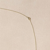 0.76 Ct. Blue Aquamarine Bezel Pendant, 14K Yellow Gold Life Style