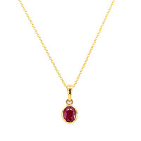0.61 Ct. Ruby 14K Yellow Gold pendant