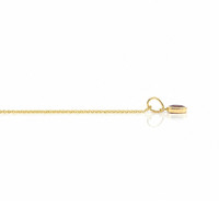 0.61 Ct. Ruby Bezel Pendant, 14K Yellow Gold Image