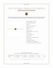 0.41 Ct.Tw.Total Carat Weight Emerald and Natural Diamond Pave Bracelet, 14K Yellow Gold Scan Report