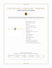 0.58 Ct.Tw.Total Carat Weight Bluish Green Paraiba Tourmaline and Natural Diamond Pave Bracelet, 14K Yellow Gold Scan Report