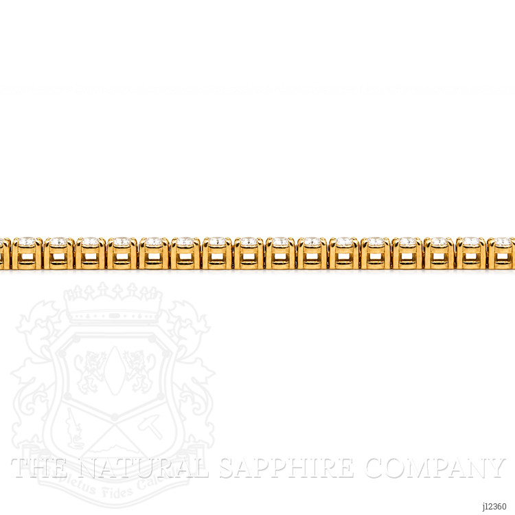2.85 Ct. Emerald and Natural Diamond Tennis/Riviere Necklace, 14K Yellow Gold
