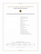 0.86 Ct.Tw.Total Carat Weight Ruby and Natural Diamond Pave Bracelet, 14K Yellow Gold Scan Report